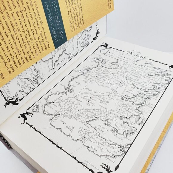George R.R. Martin Dance With Dragons True First Edition Hardcover Book Fantasy - Picture 5 of 12